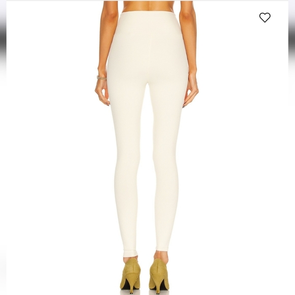 Year of Ours NWTs Ribbed Football Leggings Bone - Picture 3 of 7